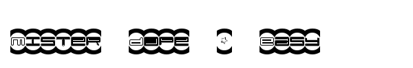 Mister Dope + Easy font preview