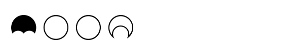Moon font