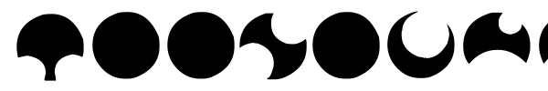 Moonogram font