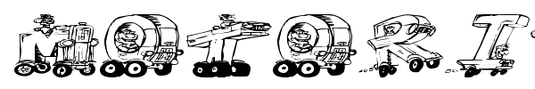 Motoring font