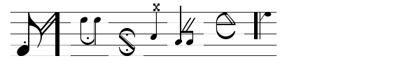 Musiker font