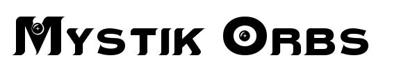 Mystik Orbs font