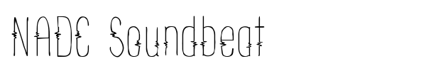 NADC Soundbeat font