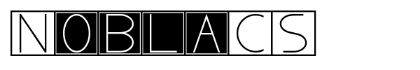 NoblaCS font