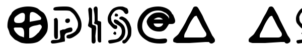 Odisea Astral font preview