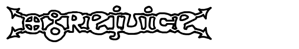{ogrejuice} font
