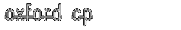Oxford CP font