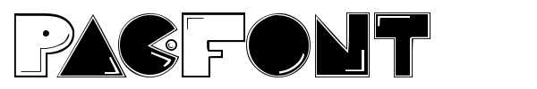 Pac-Font font