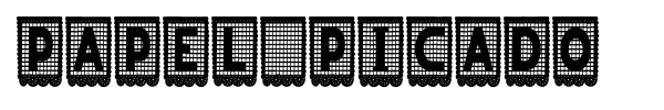 Papel Picado font