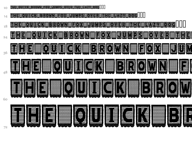 Papel Picado font waterfall