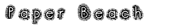Paper Beach font