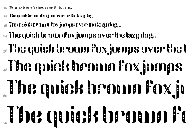 Parang Sondaica font waterfall