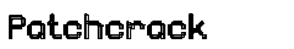 Patchcrack font preview