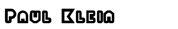 Paul Klein font