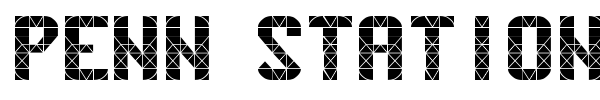 Penn Station font