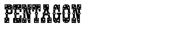 Pentagon font