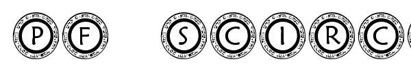 PF Scircle1 font