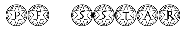 PF Sstar 1 font
