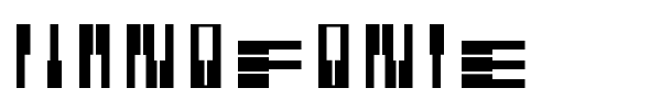 PianoFonte font preview