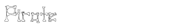 Pirate font