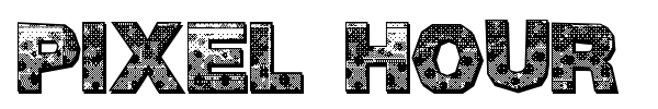 Pixel Hour font