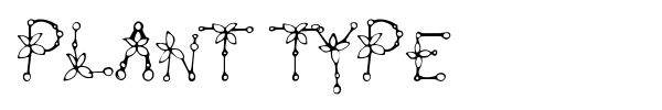 Plant Type font