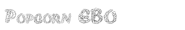 Popcorn EBO font
