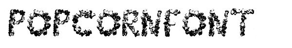 PopCornFont font