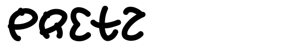 Pretz font