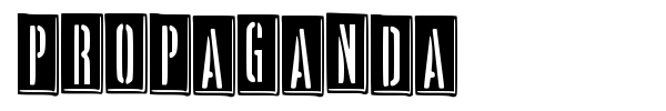 Propaganda font