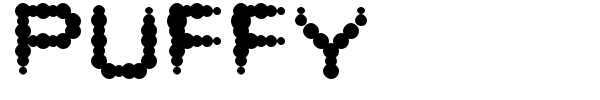 Puffy font