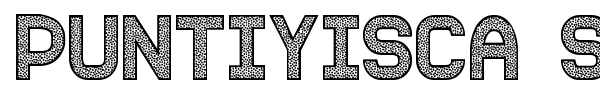 Puntiyisca St font