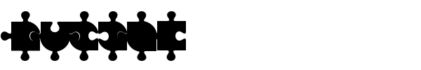 Puzzle font