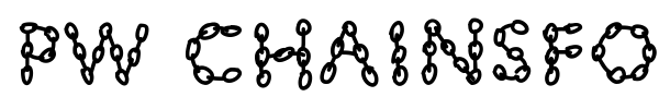 PW Chainsfonts font