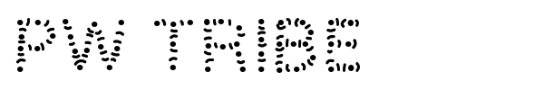 PW Tribe font