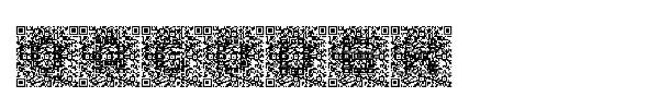 QRcodeX font