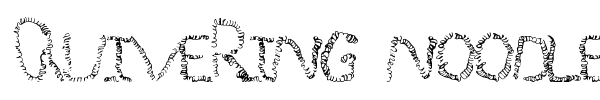 Quivering Noodle font