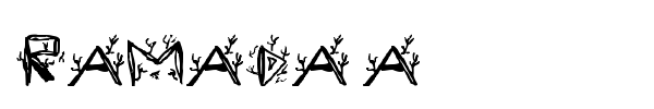 Ramada 1 font