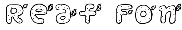 Reaf Font font