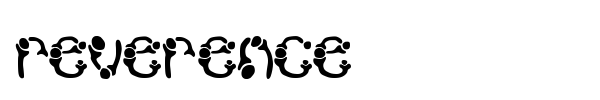 Reverence font preview