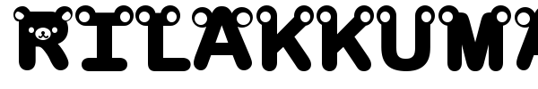 Rilakkuma font