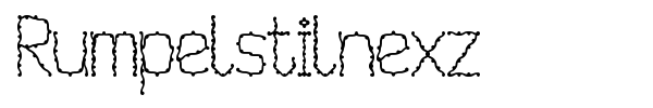 Rumpelstilnexz font
