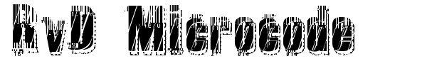 RvD Microcode font