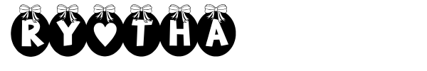 Ry-Tha font preview