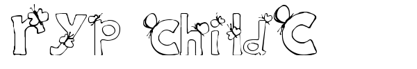 Ryp childC font preview