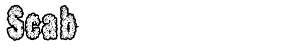 Scab font