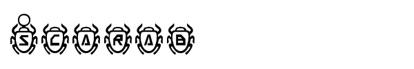 Scarab font preview