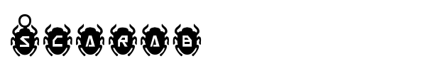 Scarab font preview