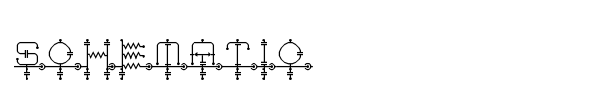Schematic font