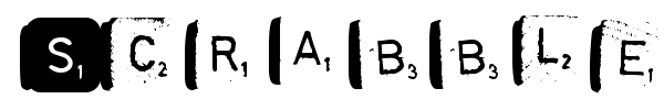 Scrabble font
